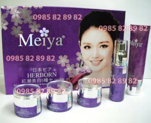 Bộ mỹ phẩm Meiya tím 5.1